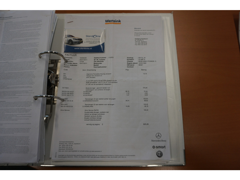 Mercedes-Benz SL-Klasse 300 SL-24 Automatische Airco l Memory l Alarm l Automatische antenne l Windschot l Stoelverwarming l 5 Traps automaat l 31956945-106.jpg | Sterdome B.V.