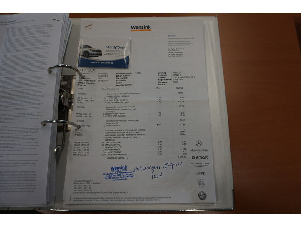 Mercedes-Benz SL-Klasse 300 SL-24 Automatische Airco l Memory l Alarm l Automatische antenne l Windschot l Stoelverwarming l 5 Traps automaat l 31956945-108.jpg | Sterdome B.V.