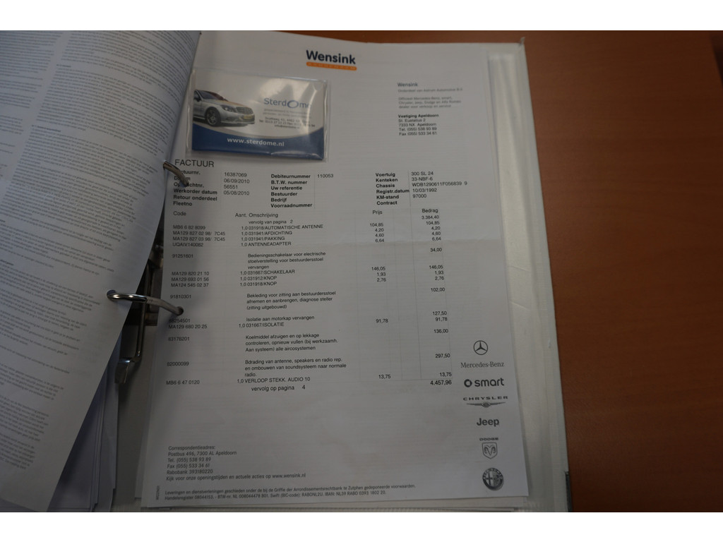 Mercedes-Benz SL-Klasse 300 SL-24 Automatische Airco l Memory l Alarm l Automatische antenne l Windschot l Stoelverwarming l 5 Traps automaat l 31956945-110.jpg | Sterdome B.V.