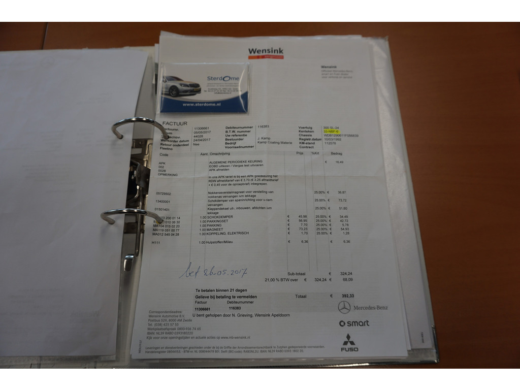 Mercedes-Benz SL-Klasse 300 SL-24 Automatische Airco l Memory l Alarm l Automatische antenne l Windschot l Stoelverwarming l 5 Traps automaat l 31956945-84.jpg | Sterdome B.V.