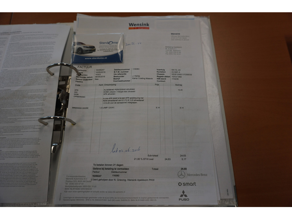 Mercedes-Benz SL-Klasse 300 SL-24 Automatische Airco l Memory l Alarm l Automatische antenne l Windschot l Stoelverwarming l 5 Traps automaat l 31956945-85.jpg | Sterdome B.V.