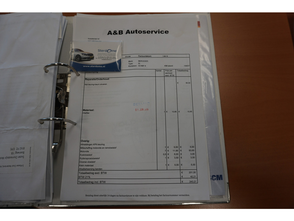 Mercedes-Benz SL-Klasse 300 SL-24 Automatische Airco l Memory l Alarm l Automatische antenne l Windschot l Stoelverwarming l 5 Traps automaat l 31956945-94.jpg | Sterdome B.V.