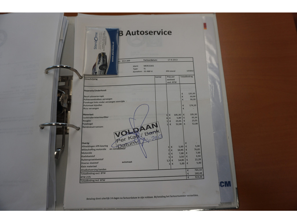 Mercedes-Benz SL-Klasse 300 SL-24 Automatische Airco l Memory l Alarm l Automatische antenne l Windschot l Stoelverwarming l 5 Traps automaat l 31956945-97.jpg | Sterdome B.V.