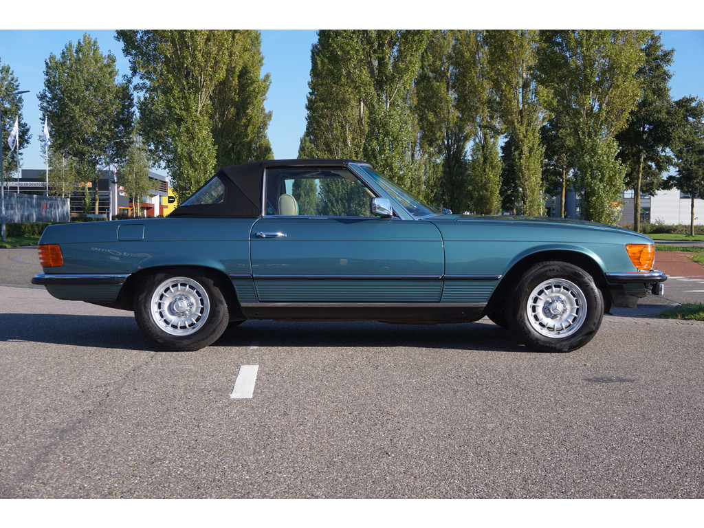Mercedes-Benz SL-Klasse 380 SL V8 l Automaat l Beige lederen bekleding l Airco l Hardtop l 71347 km l 14 ' LM Koonkurk velgen l Centrale deurvergrendeli 35299594-2.jpg | Sterdome B.V.