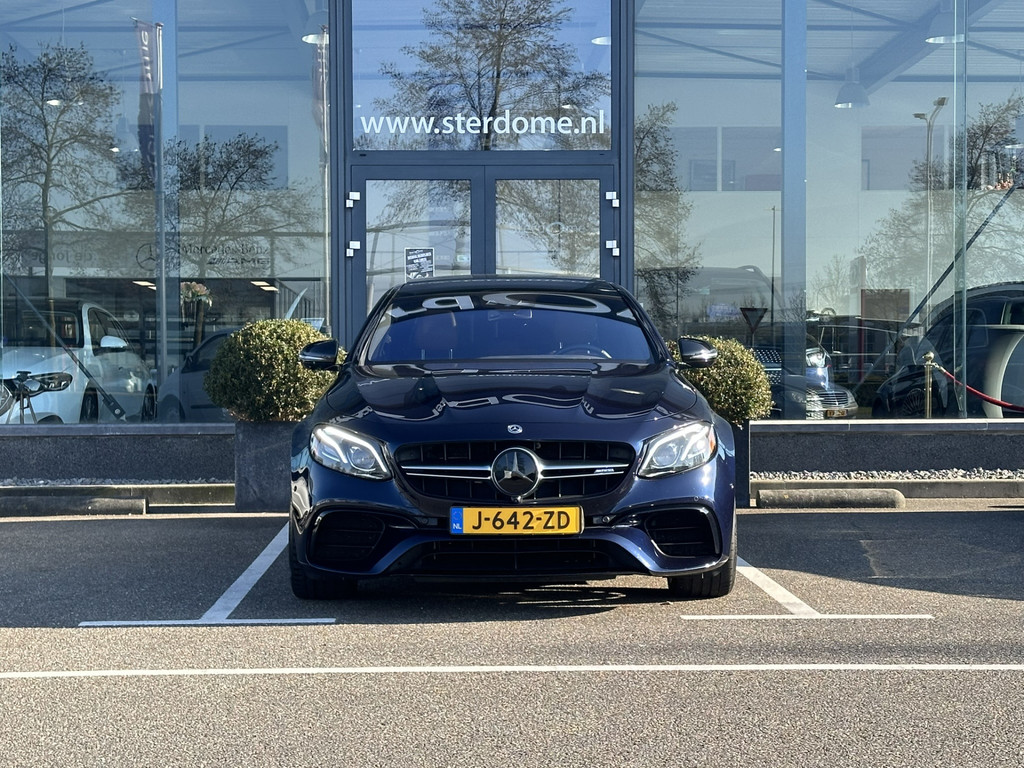 Mercedes-Benz E-Klasse AMG 63 S 4MATIC Premium Plus l V8 l Panorama dak l Luchtvering l Head-up l Massage l Distronic l 360 camera l Burmester l Bruin 43332245-2.jpg | Sterdome B.V.
