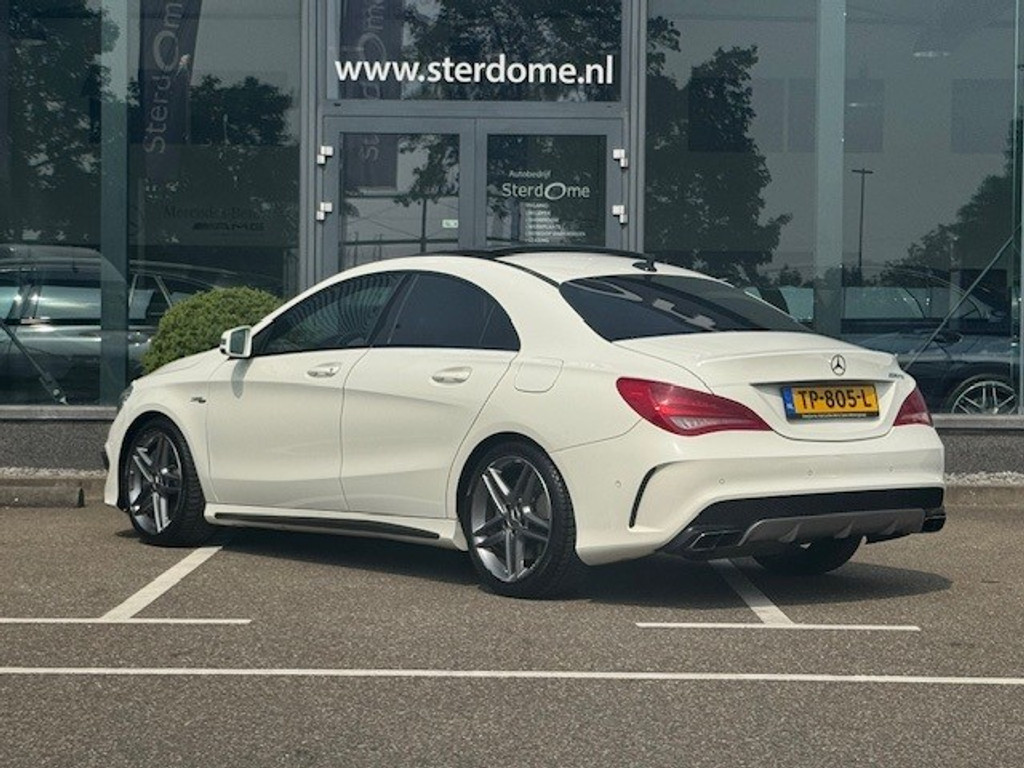 Mercedes-Benz CLA-Klasse AMG 45 4MATIC l 361 PK l Dealer onderhouden l Panoramadak l Performance stoelen l LED l THERMOTRONIC l PTS l Navi l 45361057-25.jpg | Sterdome B.V.