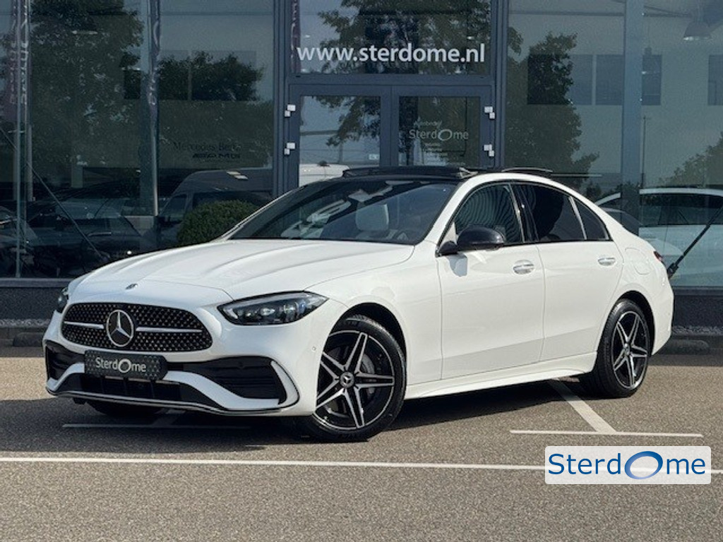 Mercedes-Benz C-Klasse 300 e AMG Line I Panorama dak I Distronic + I 360° camera I Burmester I Head-up I Digital Light I Memory I Sfeerverlichting I 46331216-0.jpg | Sterdome B.V.