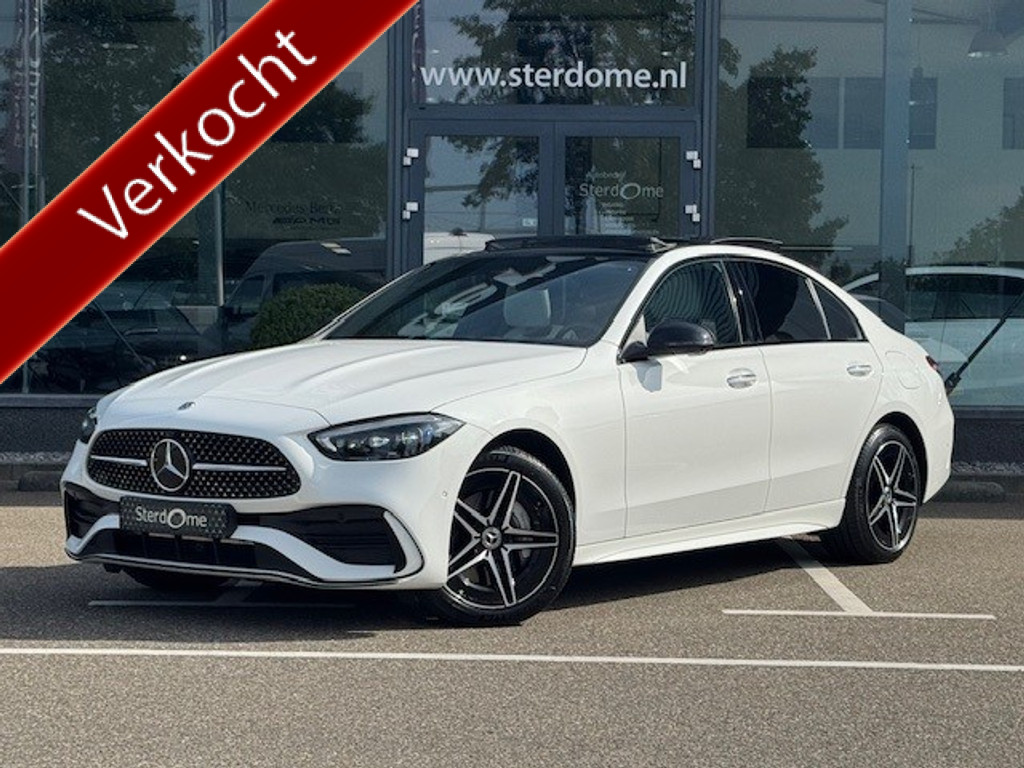 Mercedes-Benz C-Klasse 300 e AMG Line l Panaradak l Distronic l 360 gr Camera l Burmesterl Head-Up l Digital Light l Memory l Sfeerverlichting l 46331216-0.jpg | Sterdome B.V.