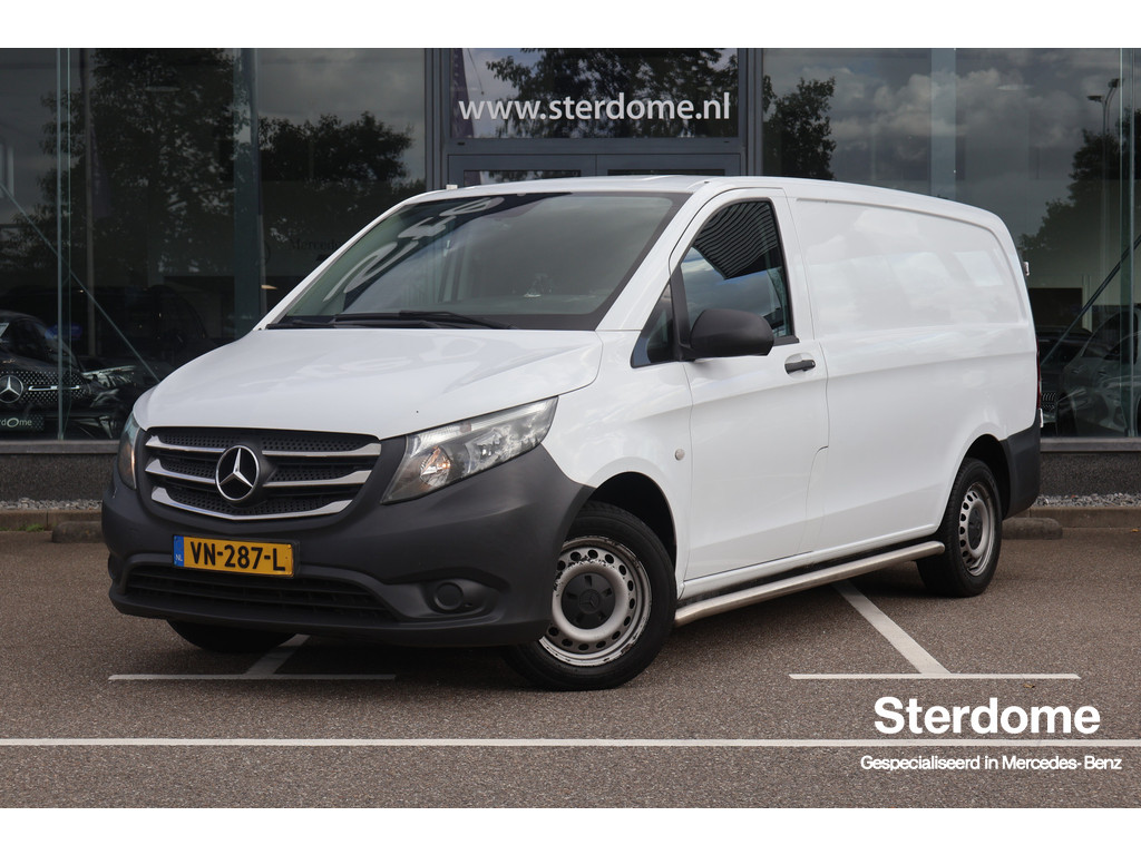 Mercedes-Benz Vito 114 CDI Lang l Betimmerd I Airco l Navi l Deuren achter l Trekhaak l Camera l Sidebars I 46554487-0.jpg | Sterdome B.V.