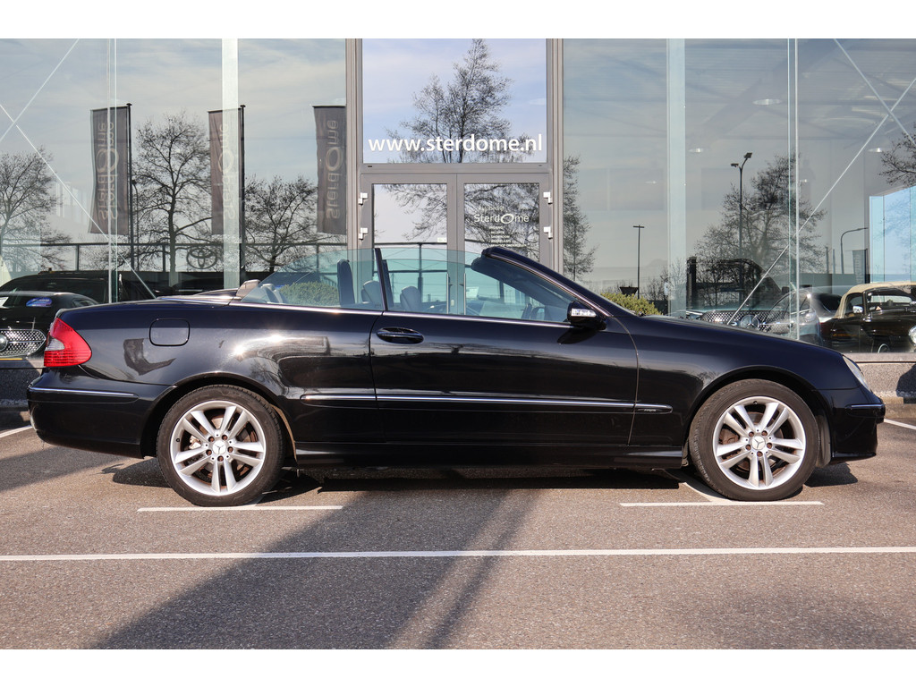 Mercedes-Benz CLK-Klasse Cabrio 200 K. Avantgarde l Nappa Leder l Comand l Stoelverwarming l Elektrisch bedienbare kap l Windscherm l pts l Airco l 51831311-2.jpg | Sterdome B.V.