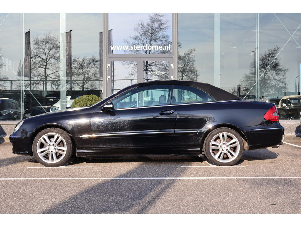 Mercedes-Benz CLK-Klasse Cabrio 200 K. Avantgarde l Nappa Leder l Comand l Stoelverwarming l Elektrisch bedienbare kap l Windscherm l pts l Airco l 51831311-3.jpg | Sterdome B.V.