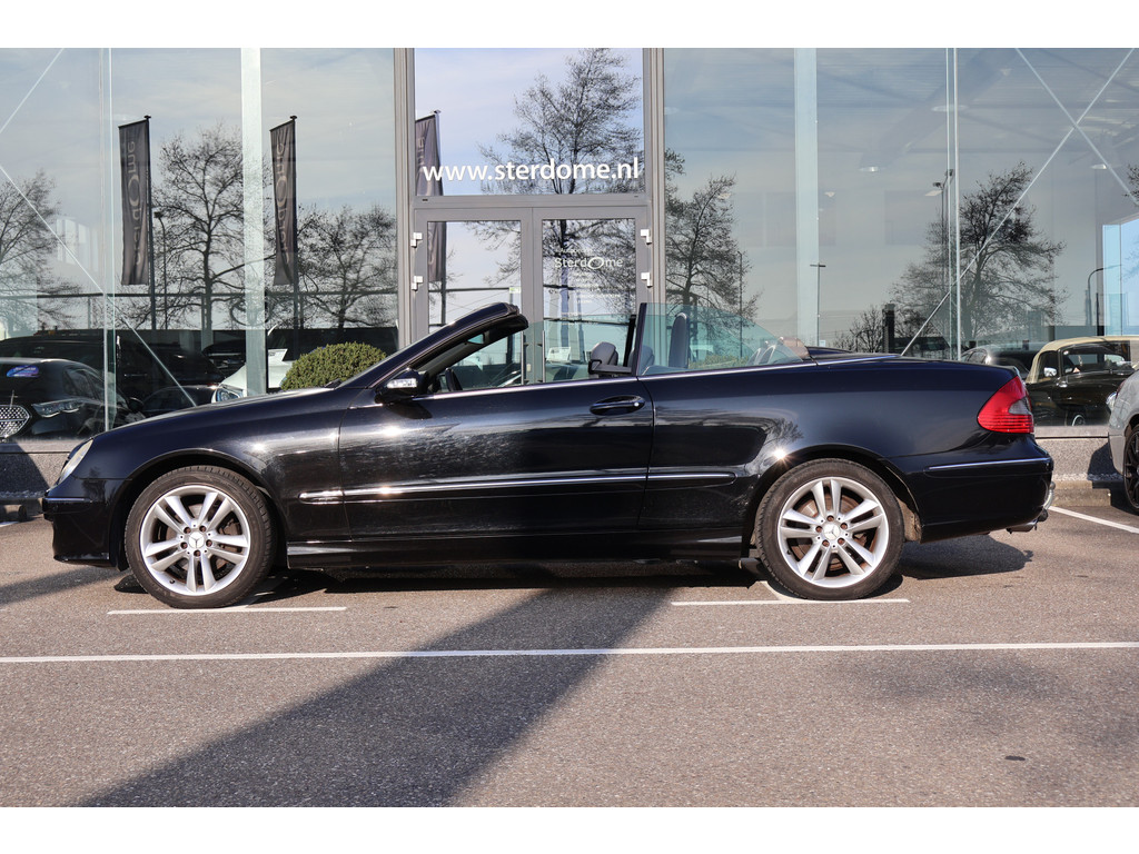 Mercedes-Benz CLK-Klasse Cabrio 200 K. Avantgarde l Nappa Leder l Comand l Stoelverwarming l Elektrisch bedienbare kap l Windscherm l pts l Airco l 51831311-4.jpg | Sterdome B.V.