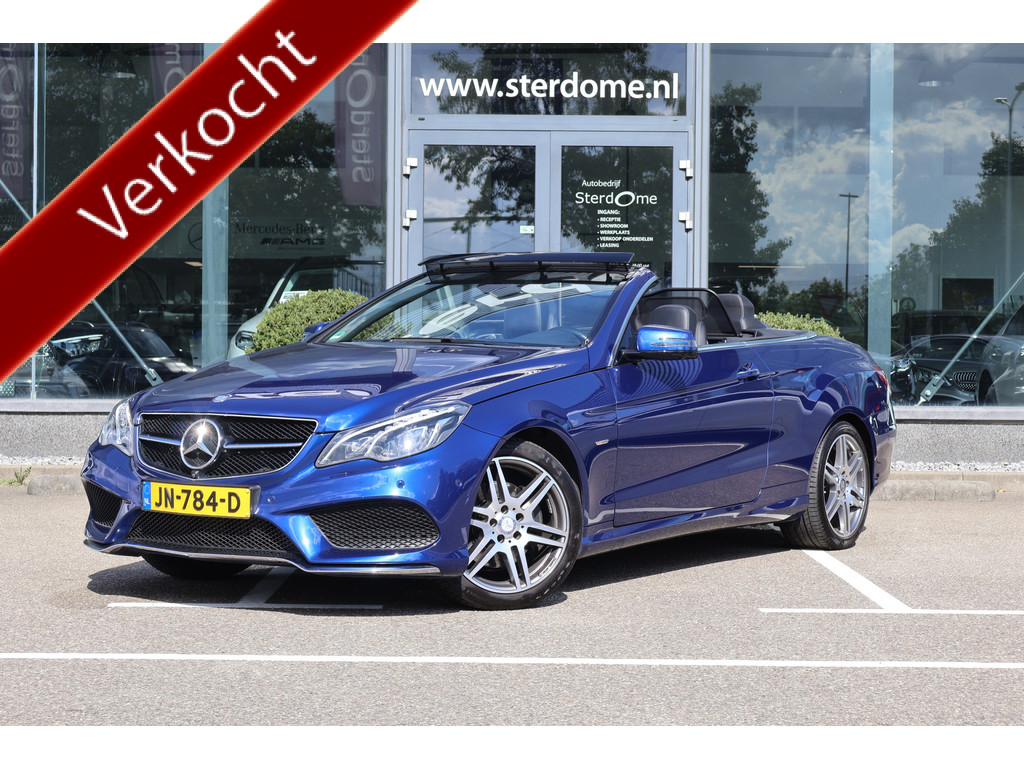 Mercedes-Benz E-Klasse Cabrio 200 Ambition Sport Edition l AMG line l Smartphone integratie l 360 gr Camera l Airscarf en Aircap l Harman Kardon l Mult 52415925-0.jpg | Sterdome B.V.